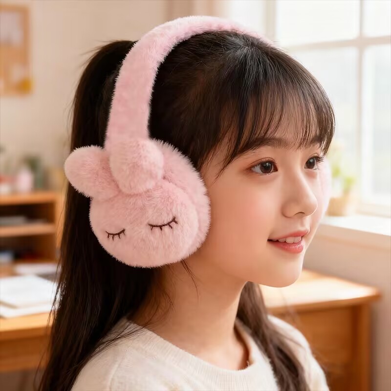 儿童耳罩冬季保暖防冻护耳朵套男女童耳包毛绒耳捂子学生小孩耳暖