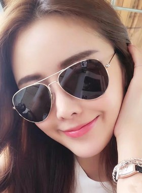 太阳镜2026新款眼睛男士蛤蟆镜潮流反光炫彩墨镜圆脸女士明星眼镜