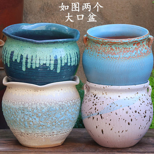 花盆大口径陶瓷多肉植物老桩盆