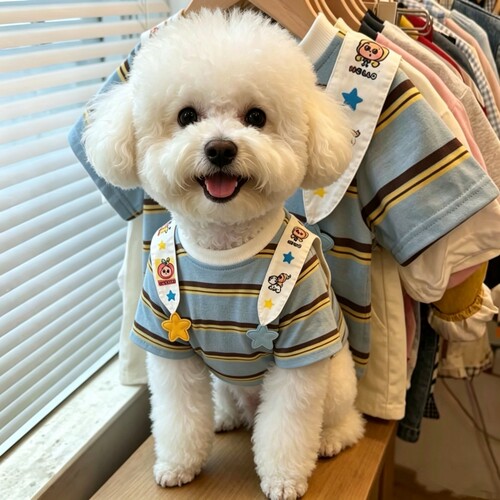 春夏薄款防掉毛网红狗狗衣服