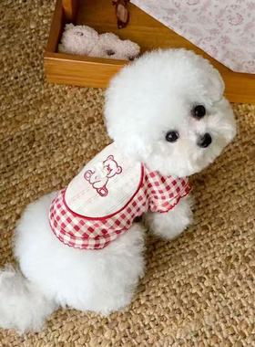 狗狗衣服秋冬款薄款保暖背心小型犬泰迪比熊博美宠物猫咪秋冬外套