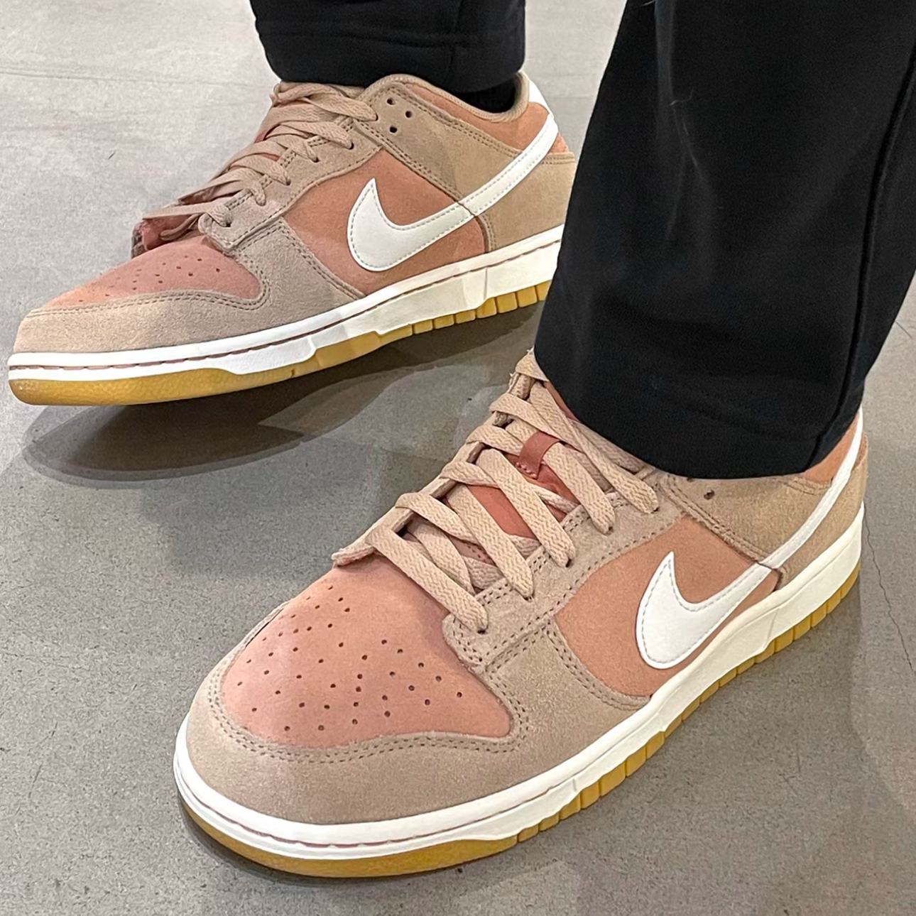 Nike Dunk LOW RETRO SE 薄底防滑耐磨 低帮板鞋男女同款棕色