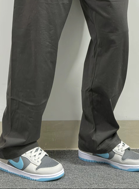 Nike Dunk Low 百搭舒适薄底 防滑耐磨 低帮 板鞋 男款 蓝灰色