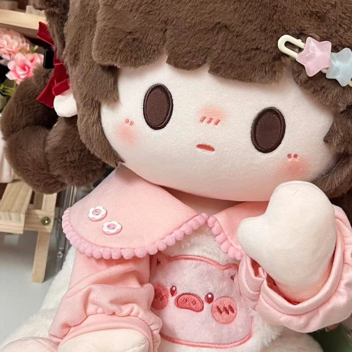 40cm可爱爬服套装棉花娃衣