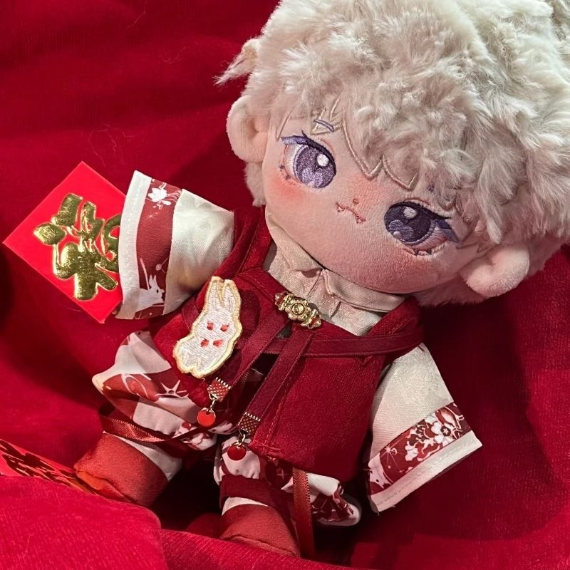 新款20cm汉服古风中式拜年服春节