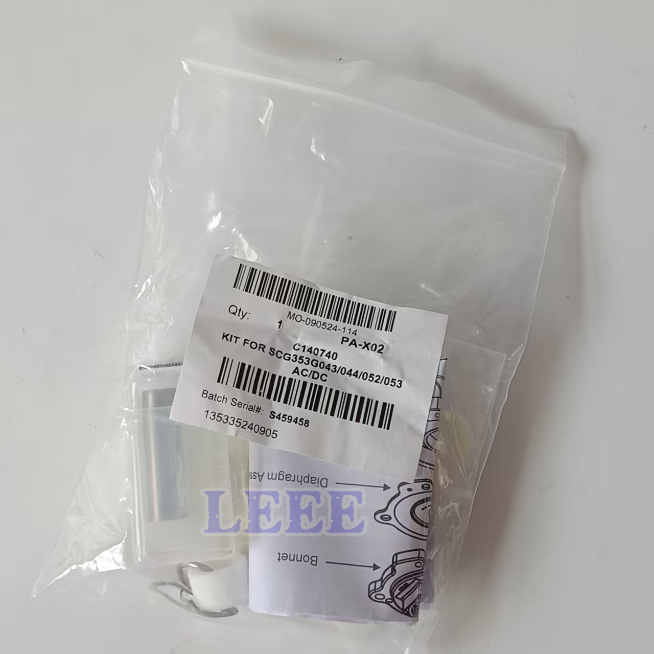 ASCO脉冲阀维修包 C140740 SCG353G043 SCG353G044膜片修理包