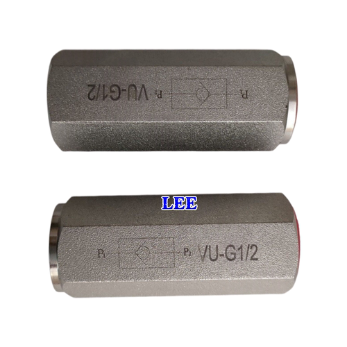 单向阀 止回阀 管式液压单向发VU-G1 VU-G3/8 VU-G3/4 VU-G1-1/4