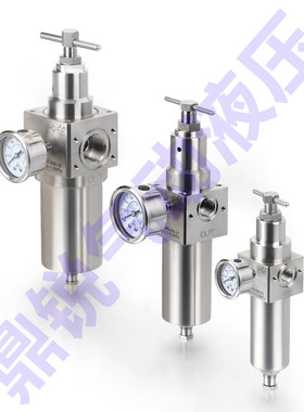 316不锈钢调压阀  SFRL-400-03 不锈钢气动三联体 不锈钢二联件