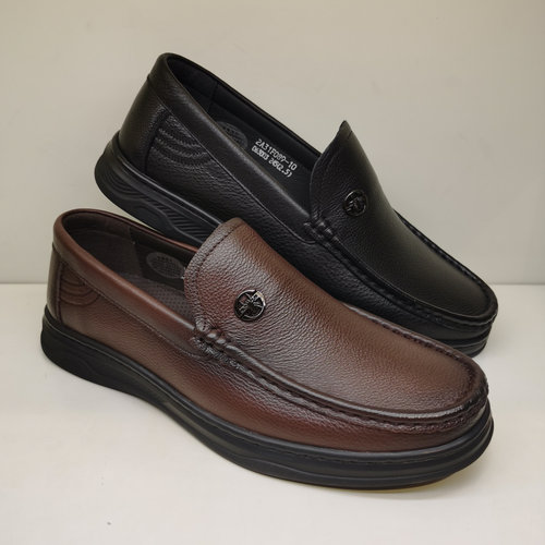 蜘蛛王男鞋一脚蹬懒人豆豆鞋男