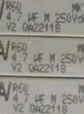 R60IR4470AA40M KEMET AV R60 4.7UF 250V  475基美薄膜电容P27.5