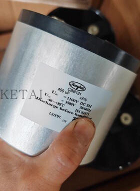 江海Jianghai CBB131 1100VDC 3500V 400UF 储能滤波薄膜电容