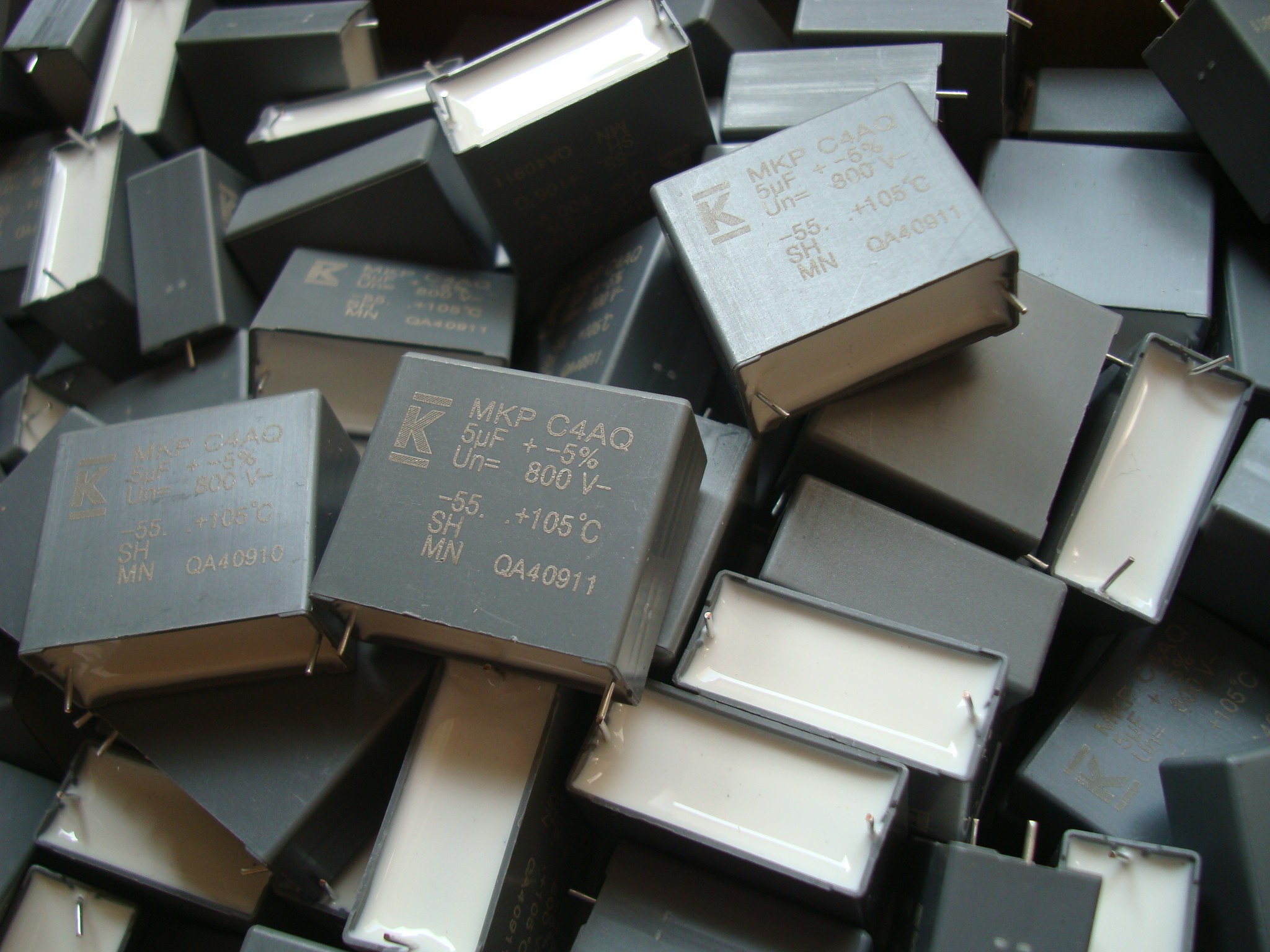 集美KEMET AV MKP C4AQ  800V5UF MKP全新音频分频薄膜电容28MM