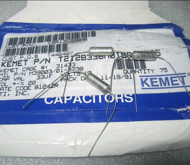 T212B336M010RS B型 10V33UF 钽质电容器  美国 KEMET原装现货