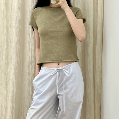 【正确版现货】三色亚麻短袖T恤