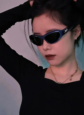 未来科技感潮赛博朋克眼镜墨镜