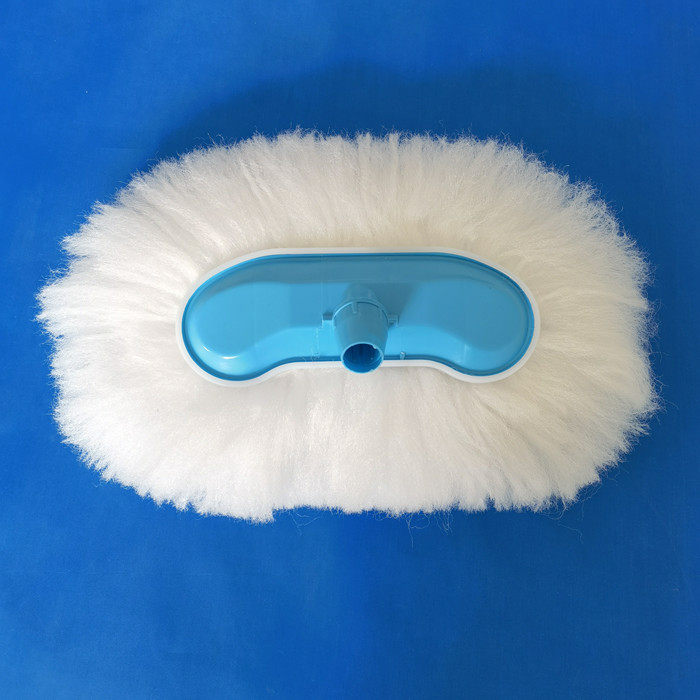 洗车刷子头牛奶丝替换通用单个加厚软毛清洁刷头备用多功能拖把头