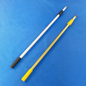 加长铝合金伸缩杆长柄加厚拖把杆钛合金洗车刷杆清洁刷杆配件单卖
