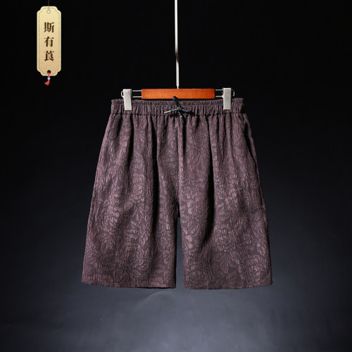 香云纱2026新款大码休闲短裤男士