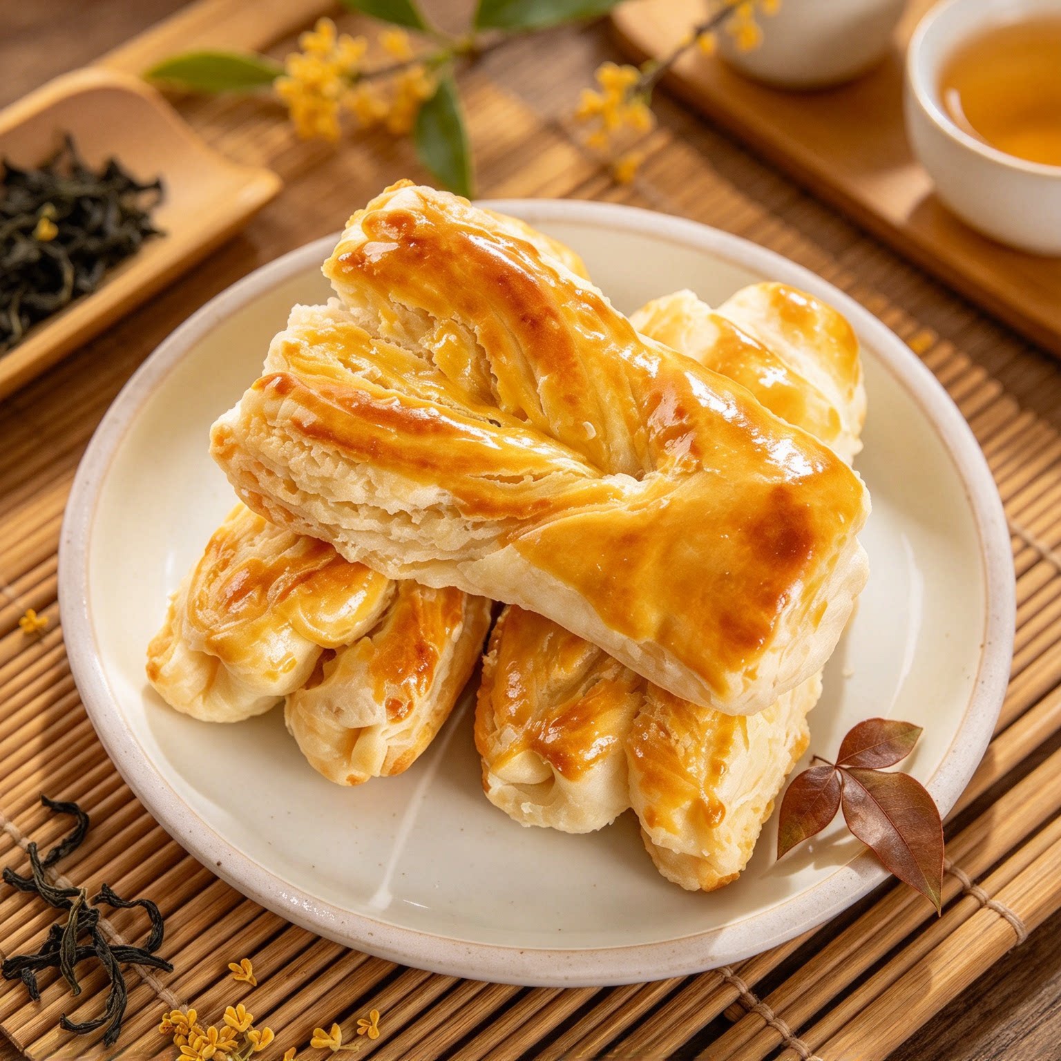 陕西西安特产全盛斋白兰酥清真食品老味道特色小吃传统糕点点心