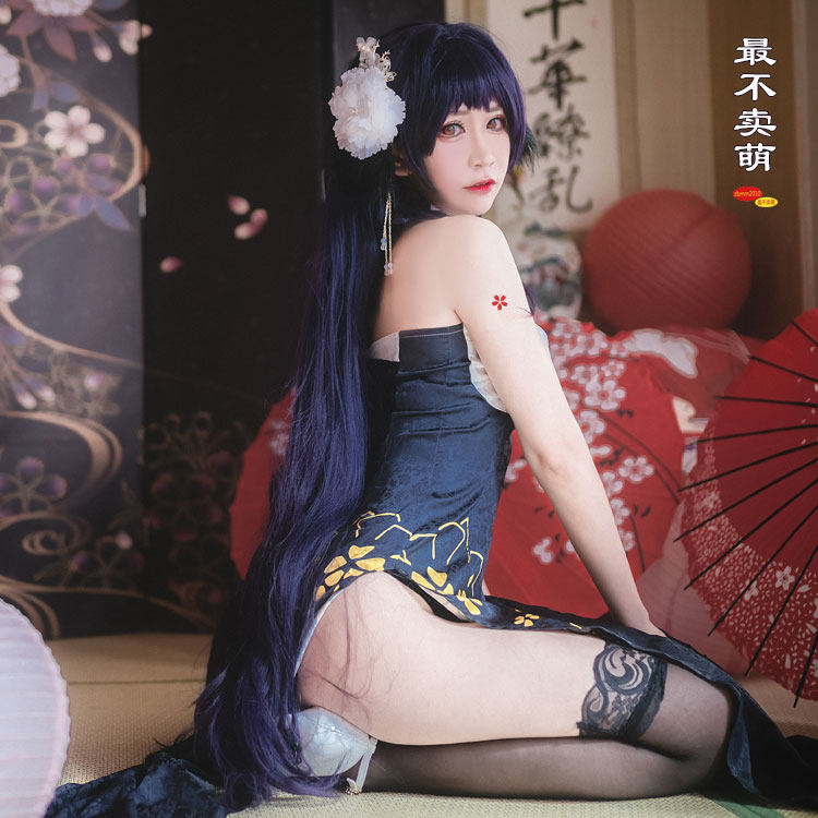 碧蓝航线 吾妻旗袍cos 巡洋舰猉cosplay服装新年旗袍cosply服装女