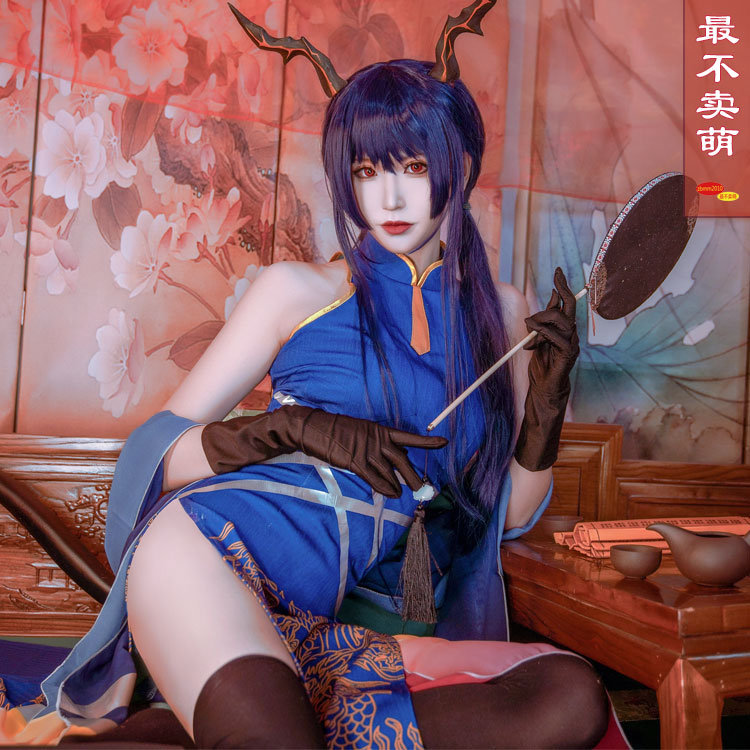 明日方舟cos服最不卖萌旗袍同人