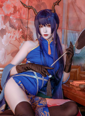 明日方舟cos服 陈sir cos旗袍同人cosply服装女cosplay动漫服装女