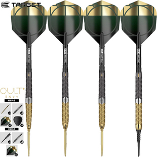 TARGET探极CULT ENVY高端90%钨钢SWISS针软式硬式专业比赛飞镖