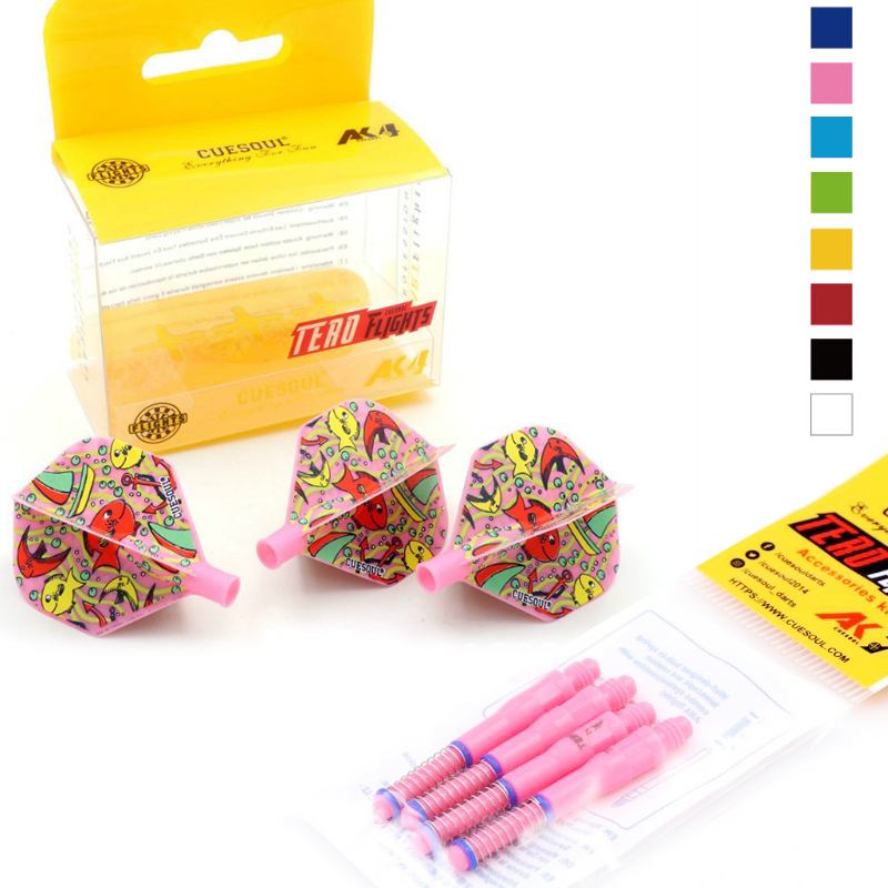 比赛组合分体式飞镖杆翼360旋转