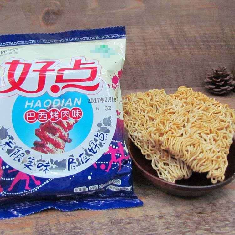 常记掌心脆好点干脆面大包干吃面整箱巴西烤肉味方便面36包