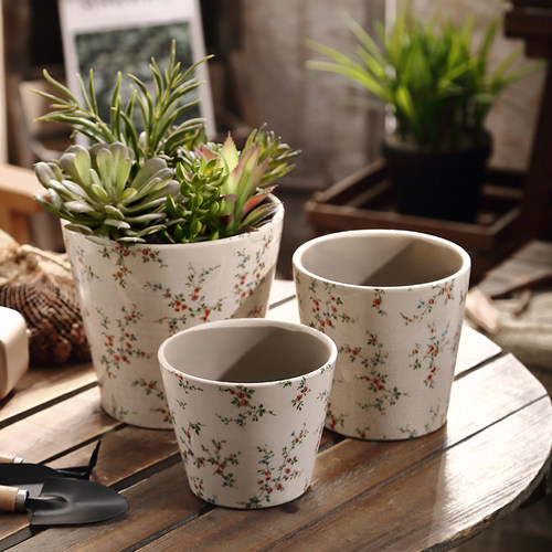 孤品小碎花陶瓷北欧外贸出口库存