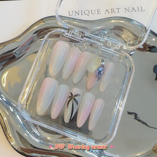 【DW轻奢Nail】椰子树.显手白高级小众穿戴甲美甲假指甲手工定制