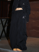防水滑雪套装 Gecko黑色复古垂感工装 伞兵裤 束脚宽松休闲裤 裤 美式