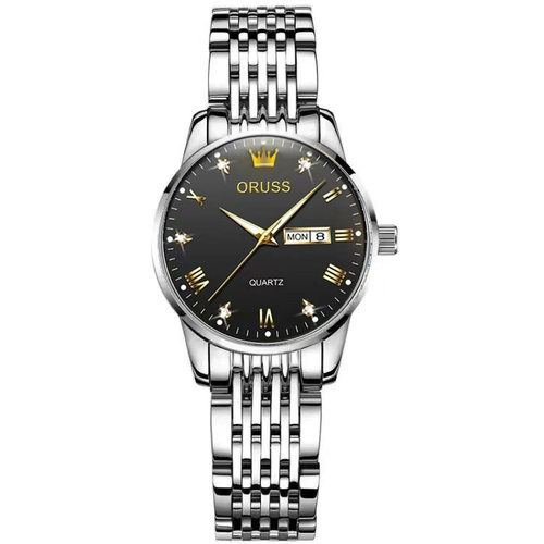 跨境热卖非机械石英表商务小众女士手表双历女表夜光防水日历夜光