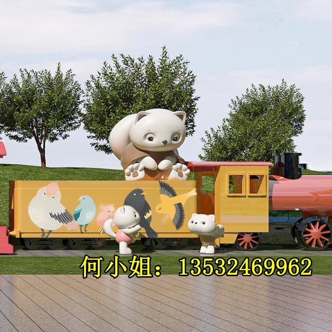 大型卡通招财猫雕塑玻璃钢猫咪
