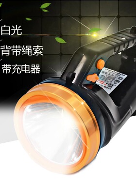 强光LED手提式探照灯可充电消防专用应急户外手电筒提灯