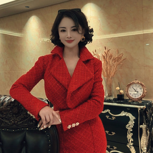 26显瘦短外套连衣裙套裙