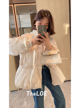 骆衣衣TheLOE/[琎口真丝奢贵水貂毛可收腰]可溯源鹅绒服