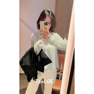 骆衣衣TheLOE/（温柔底牌）软软糯糯的天丝羊毛针织衫