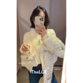 富婆 骆衣衣TheLOE 中式 546g水貂人丝三星可溯源鹅绒服