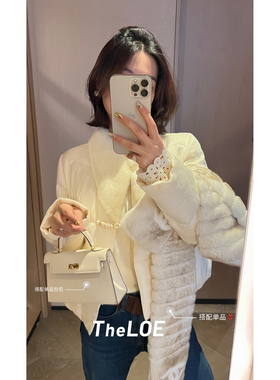 骆衣衣TheLOE/【中式富婆】546g水貂人丝三星可溯源鹅绒服