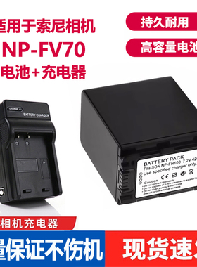 适用于索尼NP-FV70电池CX680 PJ50 EVG10 PJ670 AX30摄像机充电器