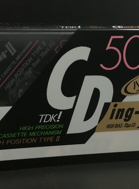 TDK CDINGⅡ 50  (铬带)收藏级 空白磁带  录音带 卡带二类