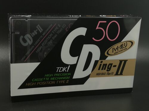TDK CDINGⅡ 50  (铬带)收藏级 空白磁带  录音带 卡带二类