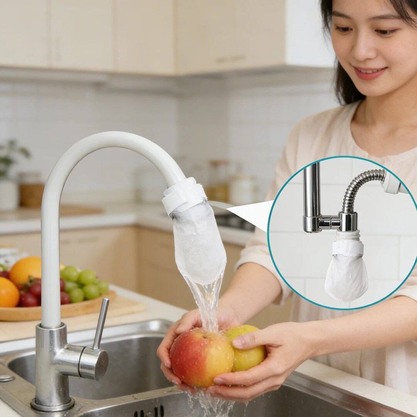 水龙头过滤棉过滤器净水滤芯高过滤健康用水厨房过滤用品通用防溅