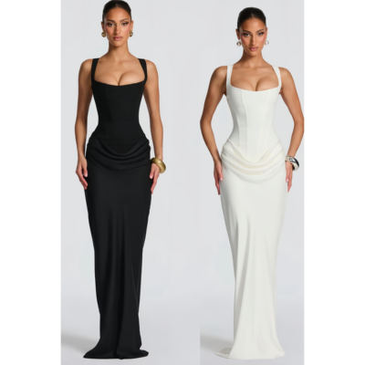 AcuDA法式气质修身吊带连