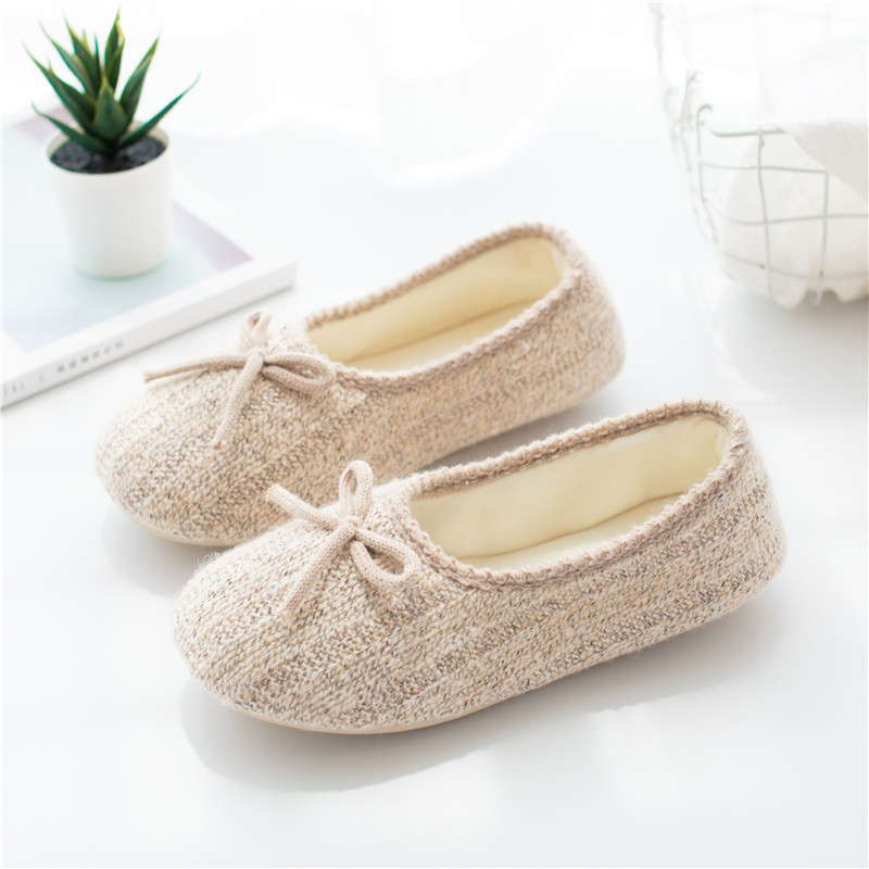 女式秋季产后厚底居家冬天棉拖鞋