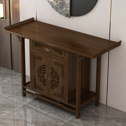 供桌佛台家用实木中式供奉菩萨