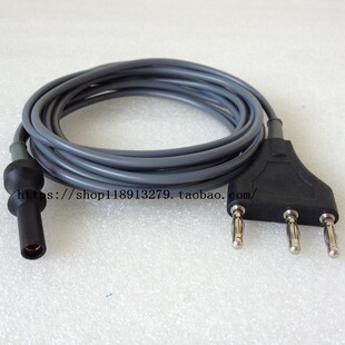 单极电凝线 单极连接线 电钩连接线 三插头连接线