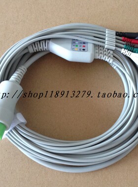适用迈瑞心电导联线T5 T8 IPM10 UMEC6邦健 理邦V5 X10心电导联线