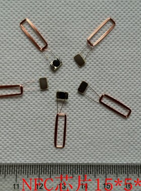 NFC芯料标签 Ntag213线圈+COB焊接RFID15*5*0.4mm ISOIC14443A